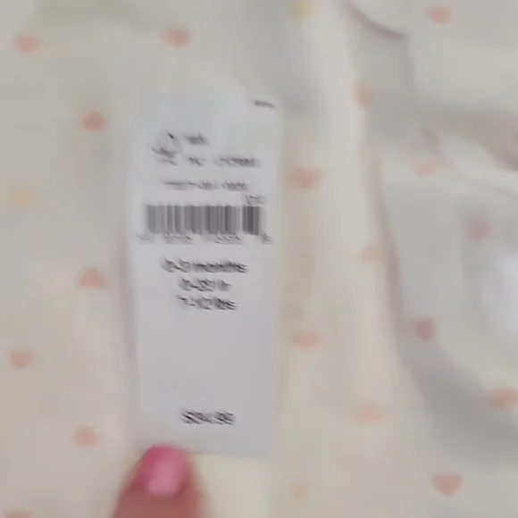 GAP Pink and White Matching Set Bodysuit Long Sleeves - Picture 9 of 16